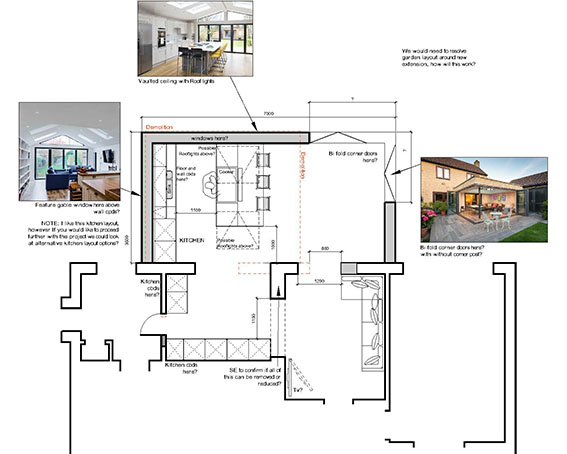 Example feasibility drawing