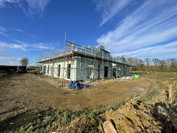 Large barn conversion under construction