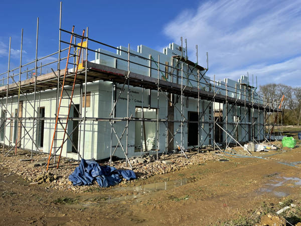 Large barn conversion under construction