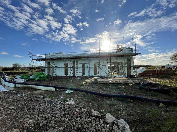 Large barn conversion under construction