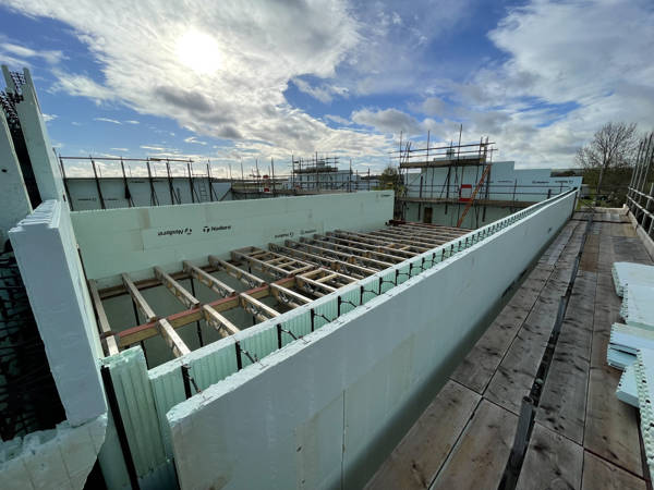 Large barn conversion under construction